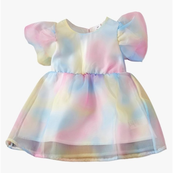 NWT  PATPAT Toddler Girl Tutu Dress Floral Cami Mesh Dresses - Picture 5 of 6